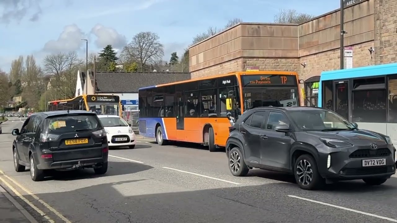 Buses at Bakewell Street, Matlock - Wednesday 19th March 2024
