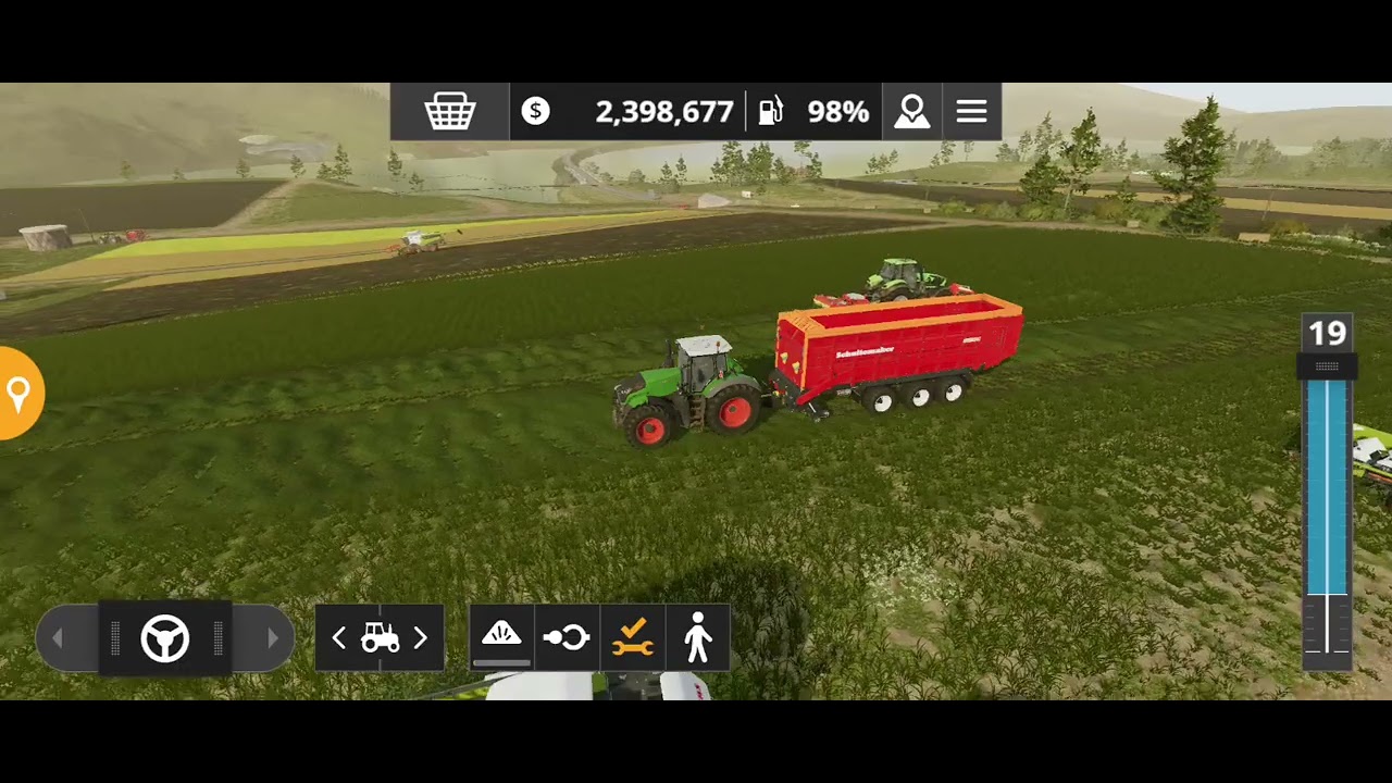 Farming simulator 20 | fs20 grass cutting and loaded 