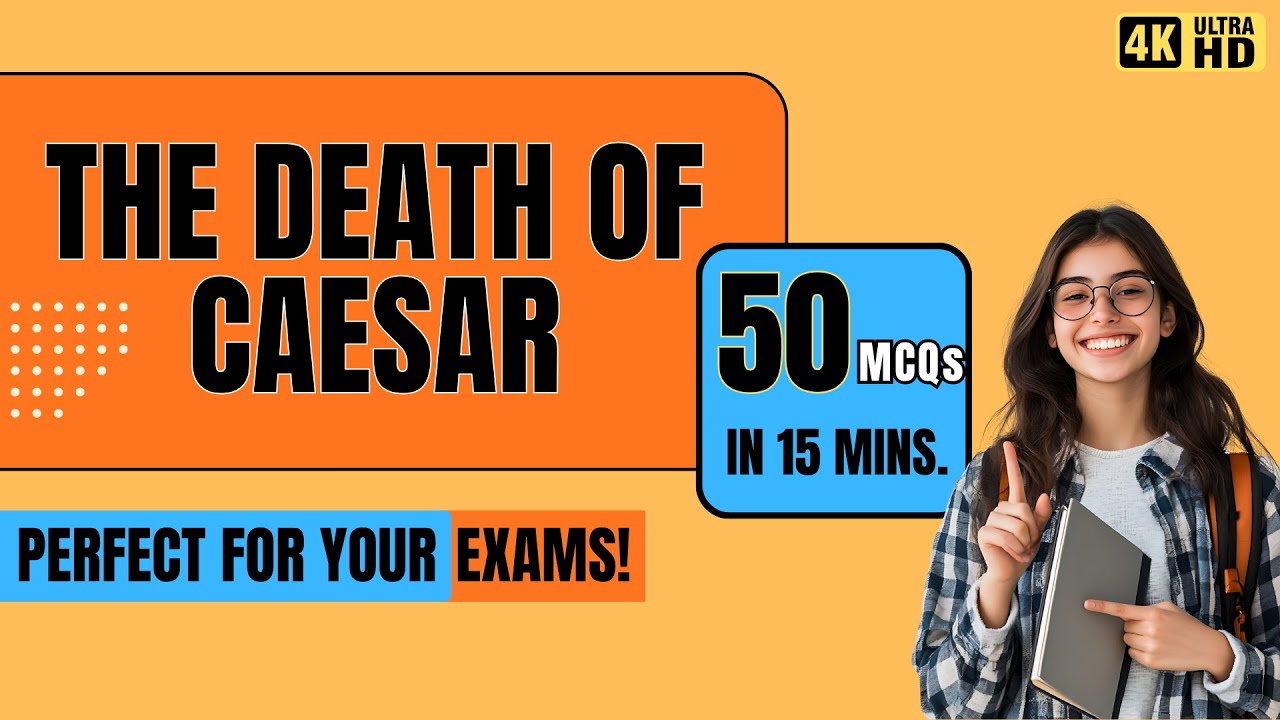 The Death of Caesar | MCQs | ICSE Grade 8