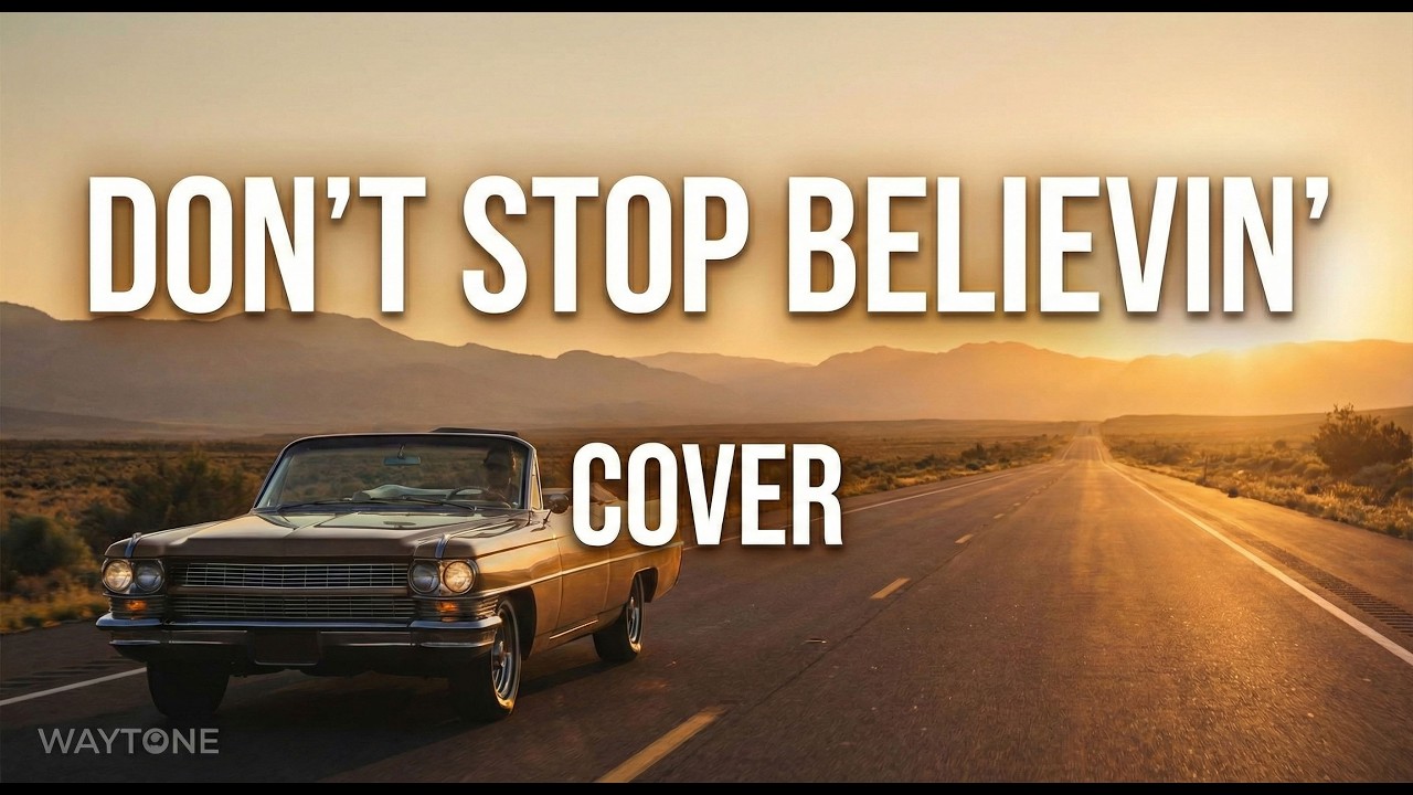 Journey - Don't Stop Believin' (Waytone Cover) | Cinematic Road Trip Music