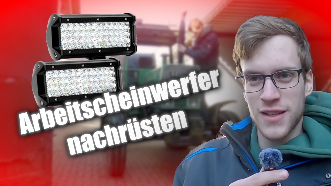 🔧 Arbeitsscheinwerfer nachrüsten & anschließen