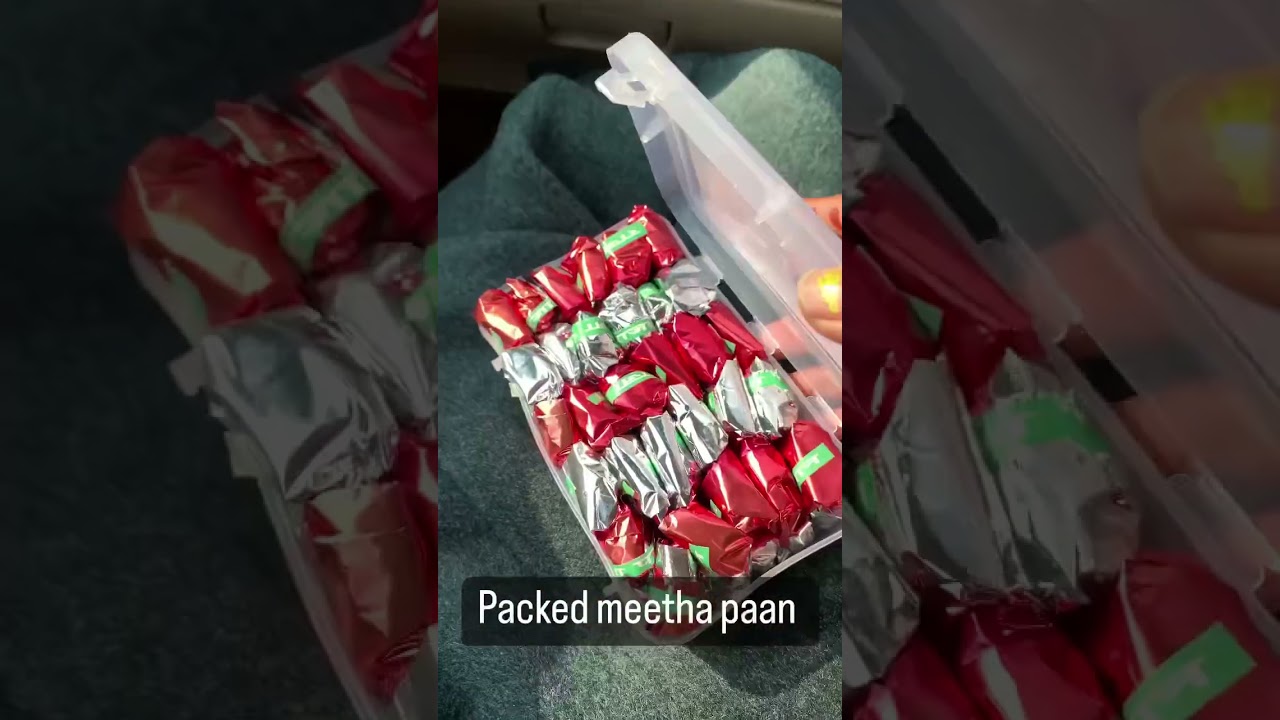 Packed meetha paan basically it’s a mouth freshener fennel flavour 