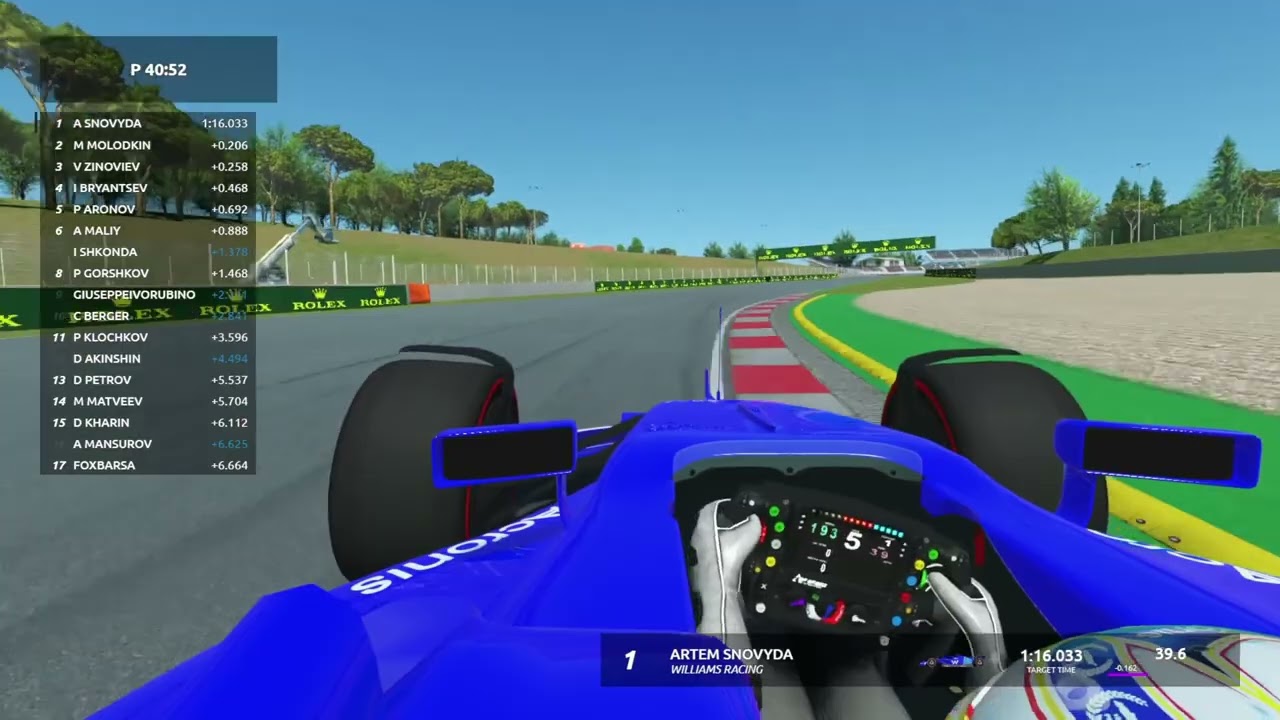 F1 2022 rFactor2 AoS pre-season tests in Barcelona