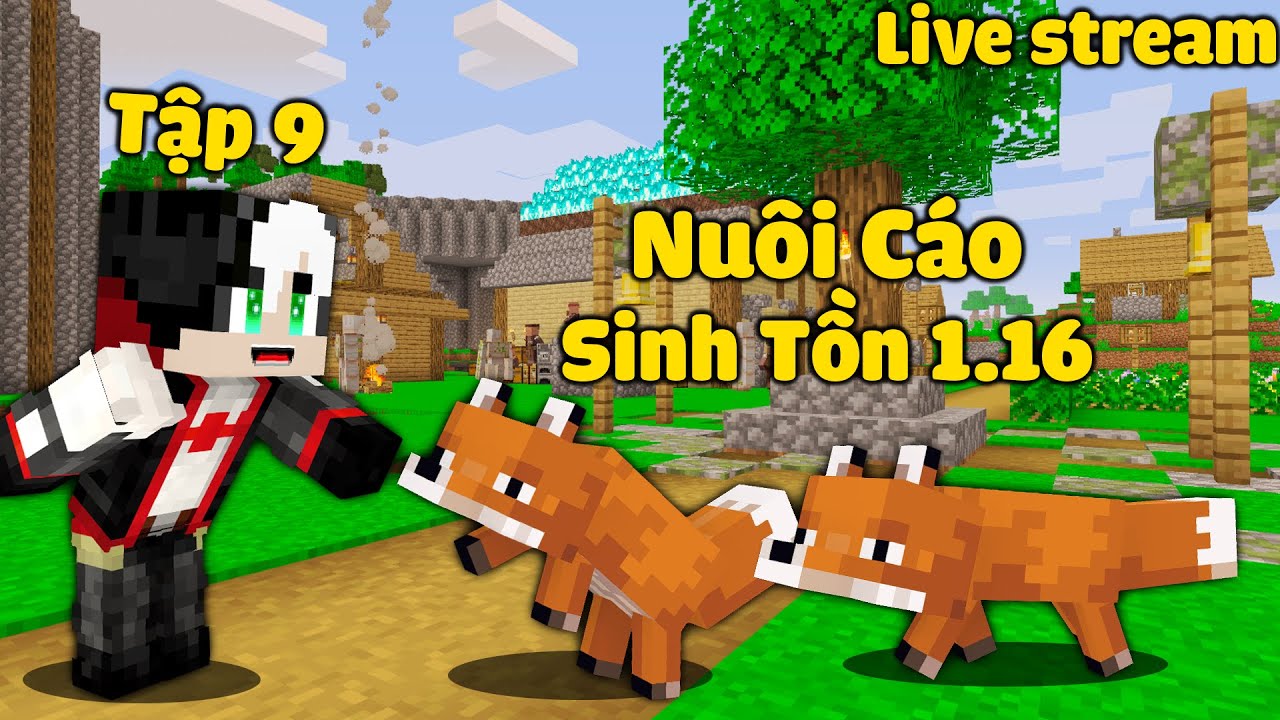 REDHOOD VÀ MỀU THỬ THÁCH SINH TỒN MINECRAFT 1.16 TẬP 9*REDHOOD CÓ THÚ NUÔI LÀ CON CÁO CHÍN ĐUÔI