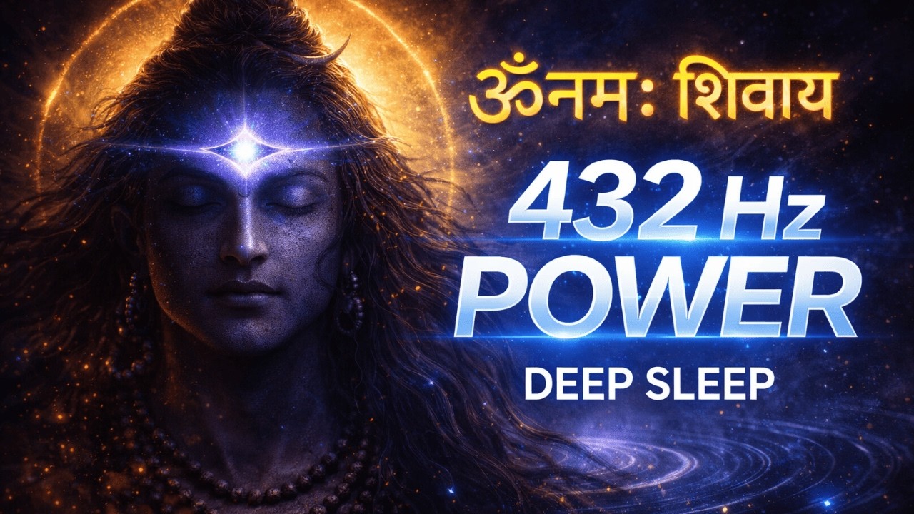 ॐ नमः शिवाय 🙏 432 Hz POWER | Deep Sleep Meditation | Remove Stress & Anxiety