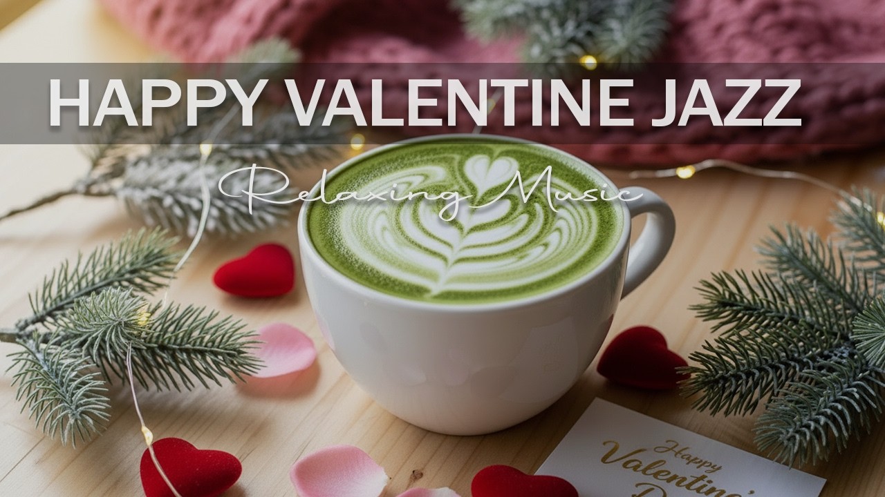 Happy Valentine Jazz ☕ Smooth Bossa Nova and Cozy Valentine Café Ambience for Relax & Happy Mood