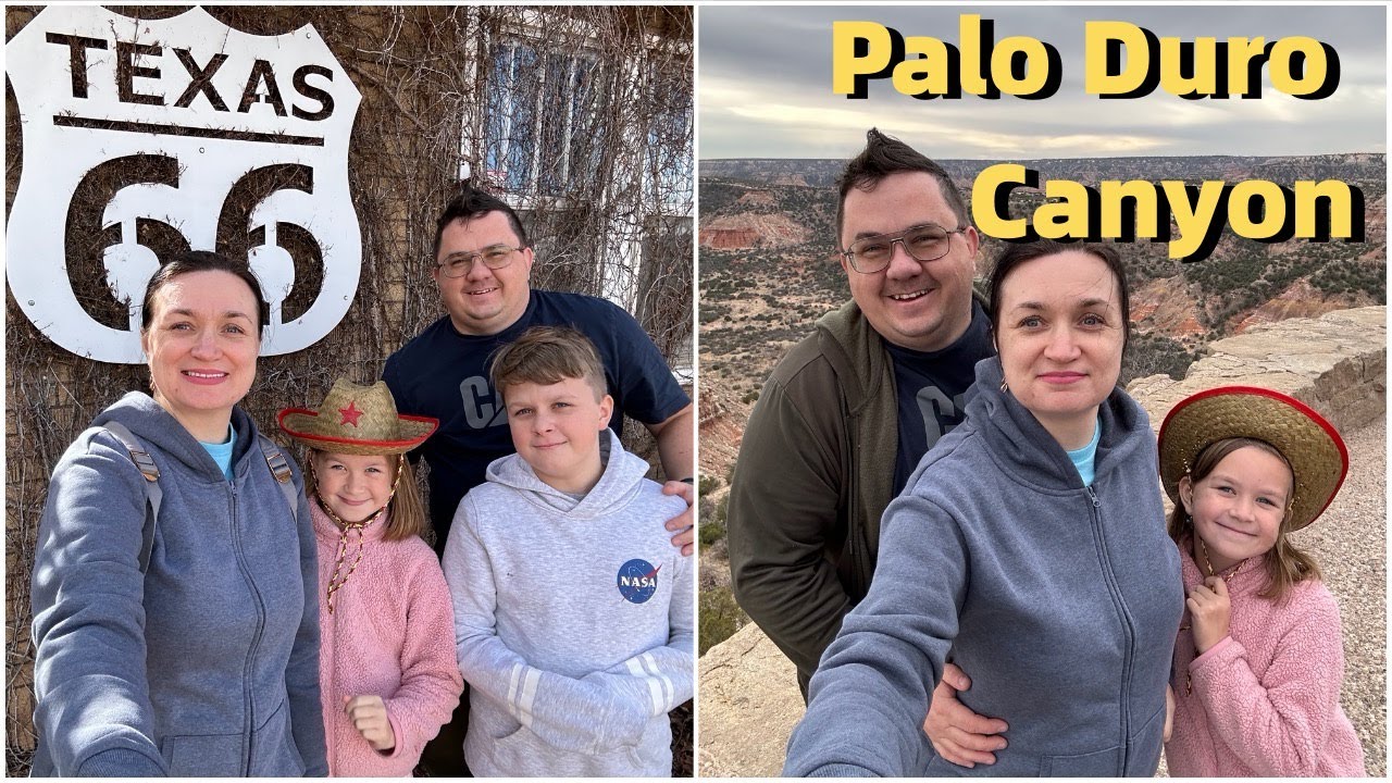 Амарилло, Техас/По дороге 66( U.S. Route 66)/Удивительная прогулка по Каньону( Palo Duro Canyon)