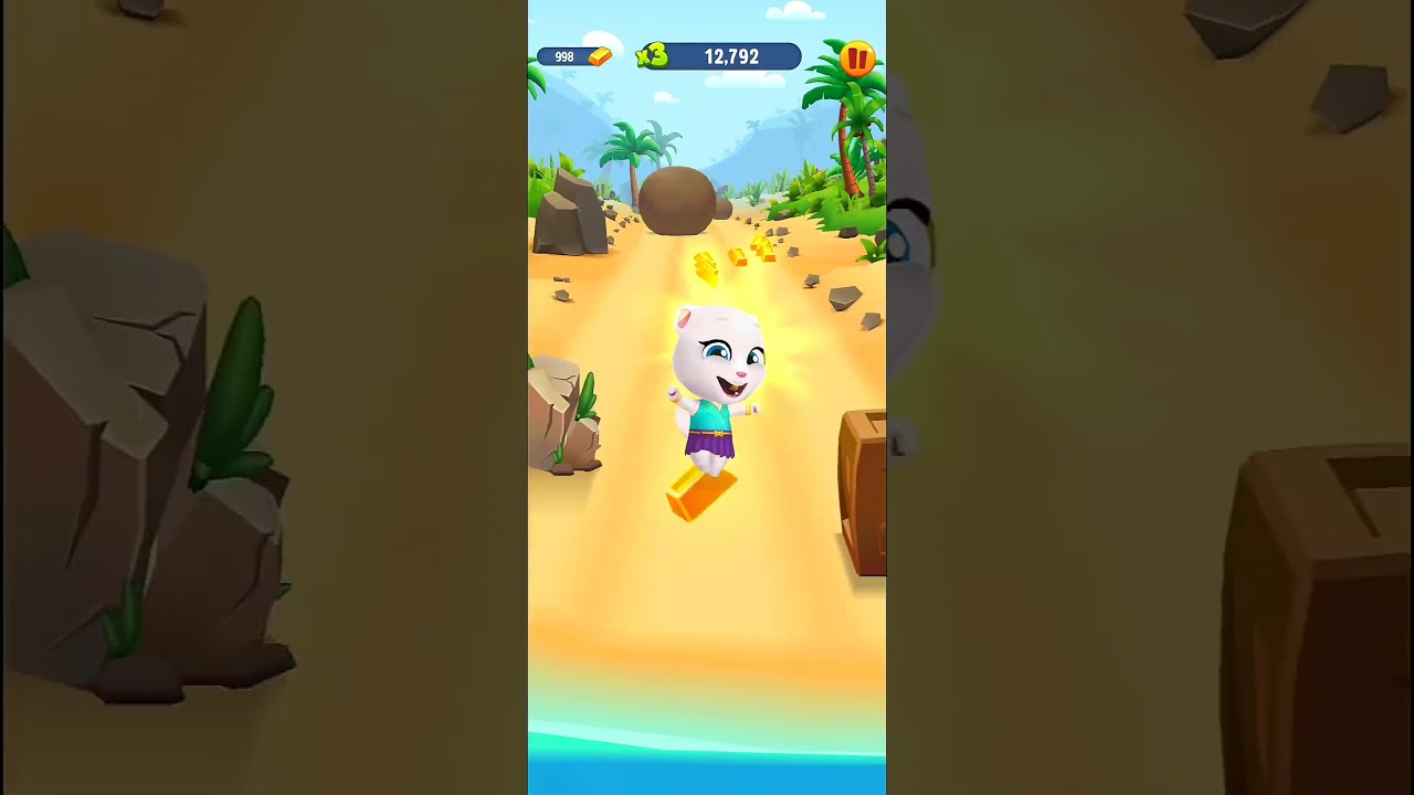 Talking Tom Gold Run - All Characters Reversed Mode | Funny Falls And Fails Moments Gameplay 