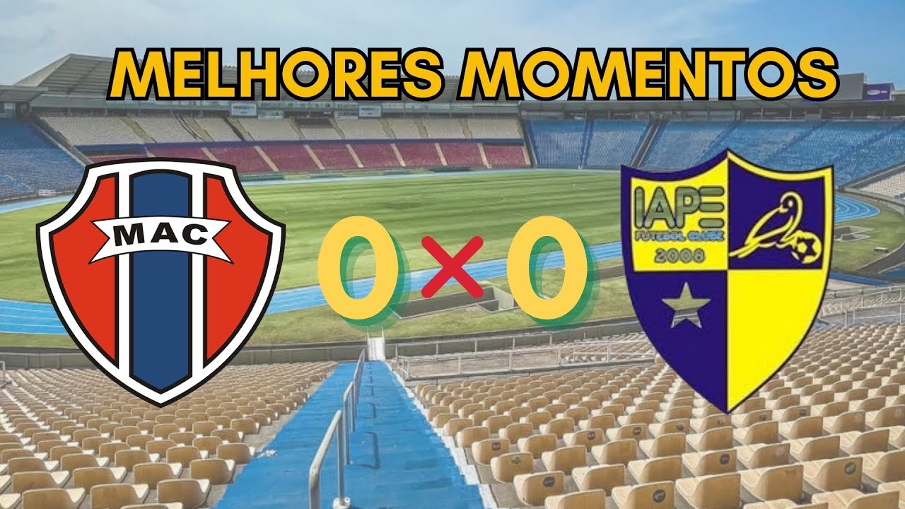 MAC (Maranhão) 0x0 IAPE - FINAL CAMPEONATO MARANHENSE - MILAGRE DO GOLEIRO KENEDY