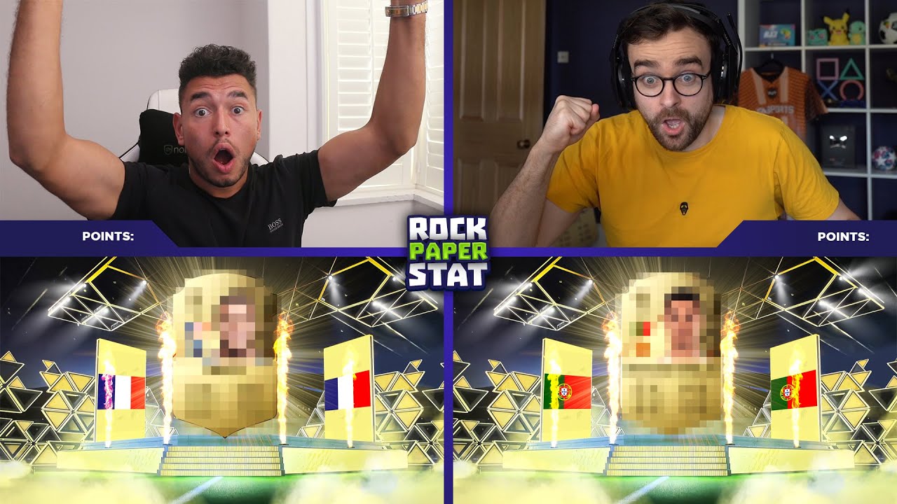 YOU WON'T BELIEVE THIS!!! Insane Gold Upgrade Rock Paper Stat vs @AJ3 (FIFA 22 WALKOUTS)