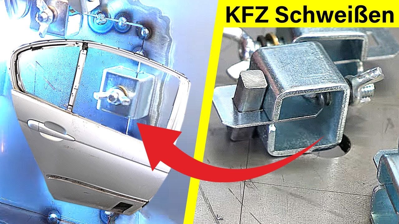 2 Euro Werkzeug und nie mehr krumme Bleche? | KFZ Auto T&uuml;r schwei&szlig;en Tutorial | #hdbschweissshop