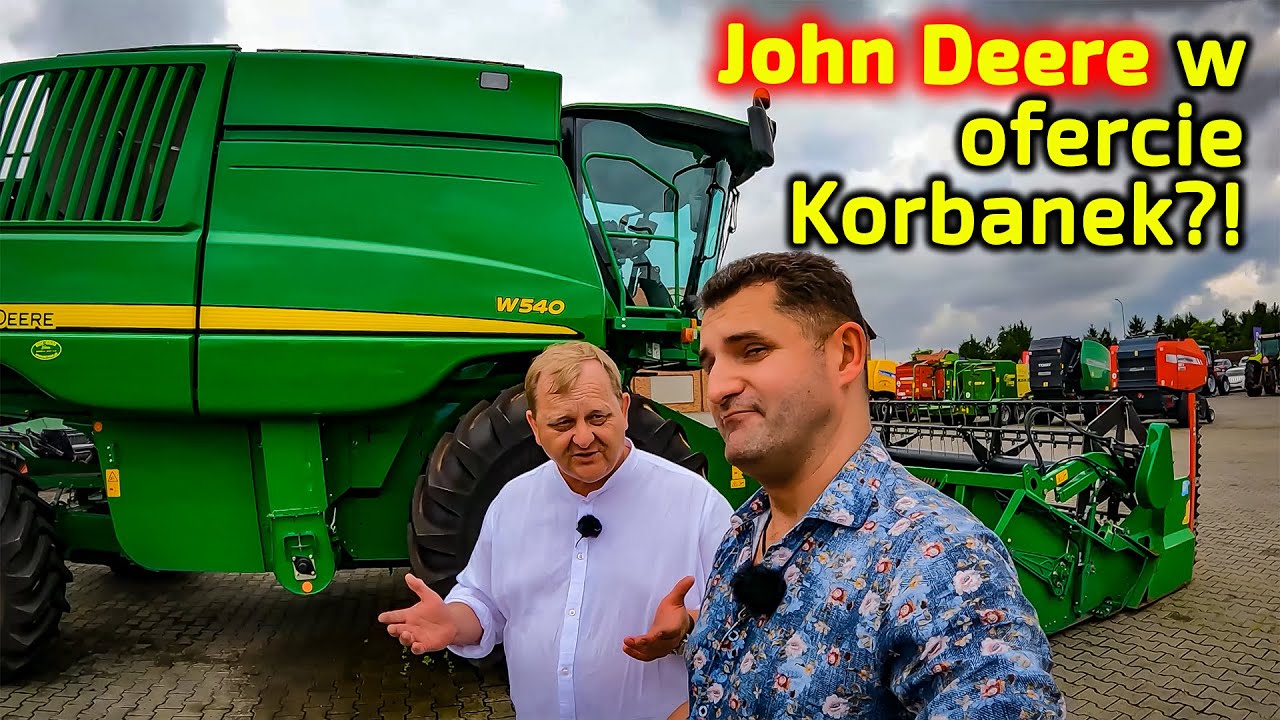 Kombajn John Deere W 540 255 KM 👉w rozliczeniu zapłaty za nowy Fendt 6335 360 KM od Korbanek