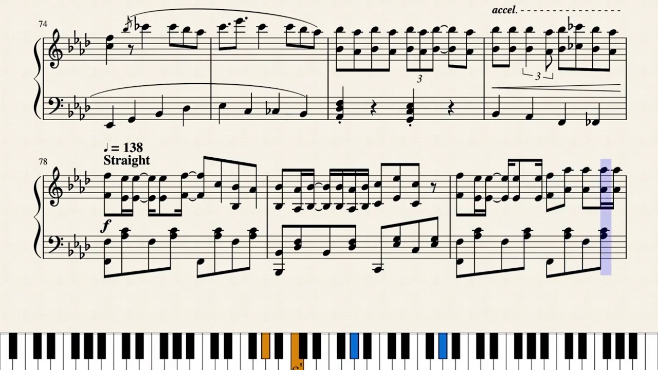 Alice in N.Y. - Hitoshizuku × Yama△ | Piano arrangement