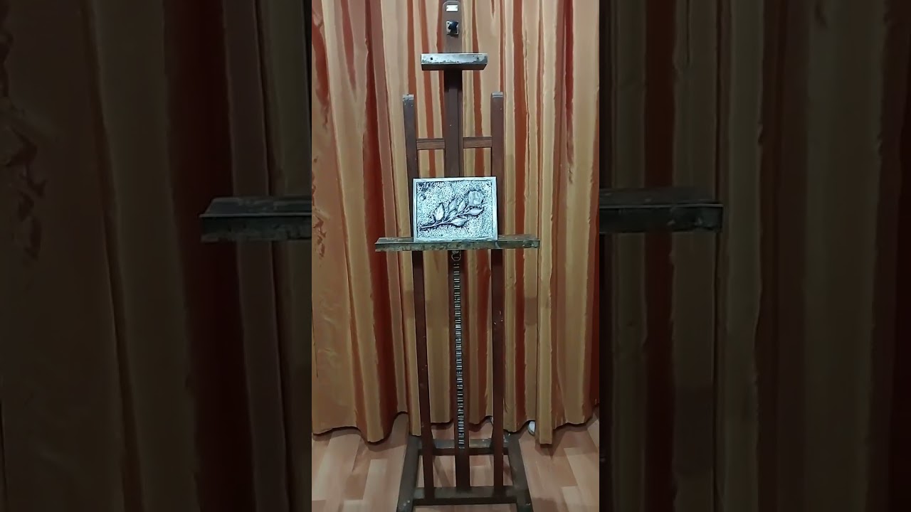 Pictor Jurețchi Emil - Placă din aluminiu lucrat manual 