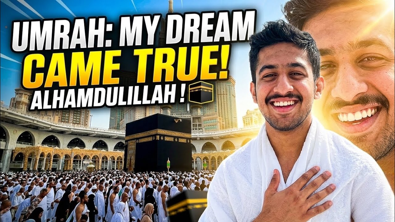 My dream complete First umrah at young age 😍😍🕋