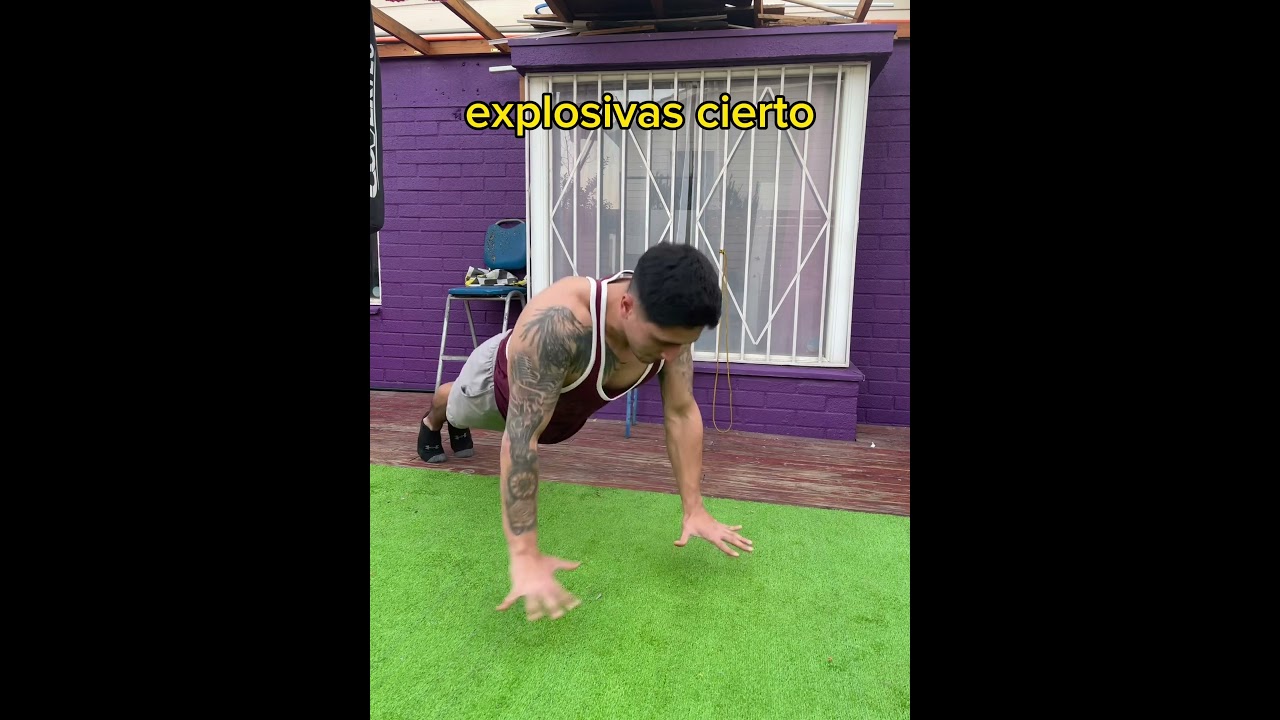 Flexiones explosivas