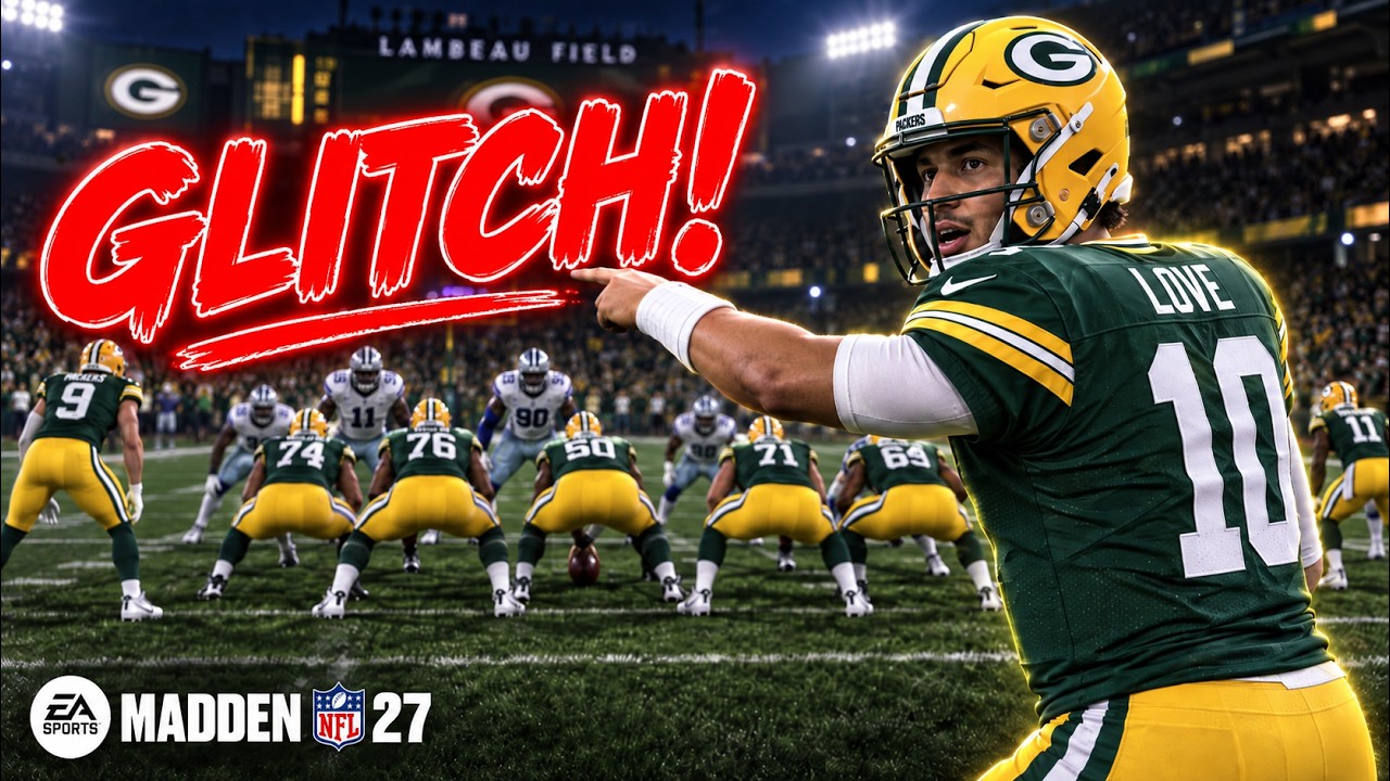 Как сделать глитч с разворотом маршрута в Madden 27!