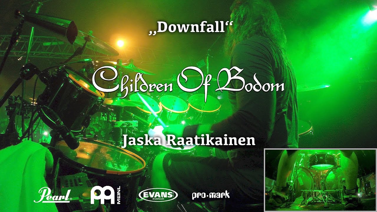 Jaska Raatikainen - Children Of Bodom | Downfall live @ Theaterfabrik M&uuml;nchen 21/03/17 | Drumcam