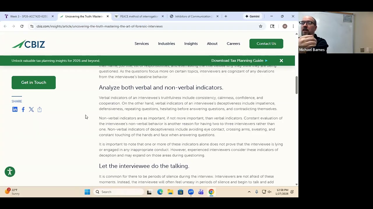 ACCT 620 (Spring 2026) - Investigation, Part 2