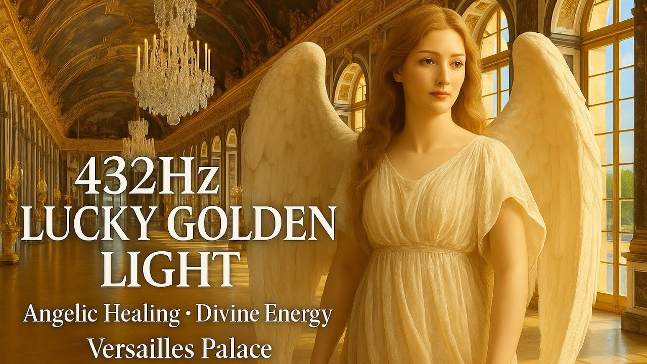 432Hz Lucky Golden Light (1hr) ✨ Angelic Healing & Divine Energy