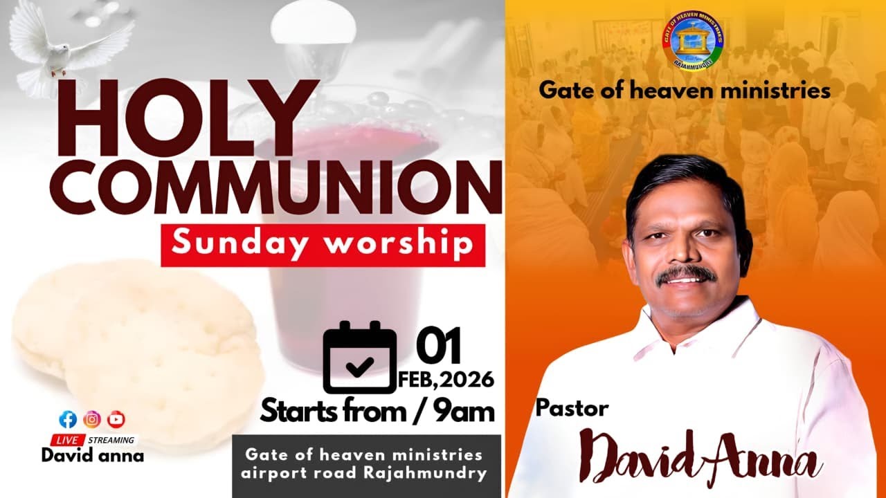 01-FEB-2026 | #ghm | HOILY COMMUNION SERVICE | MESSAGE BY; PAST0R #david_anna GARU