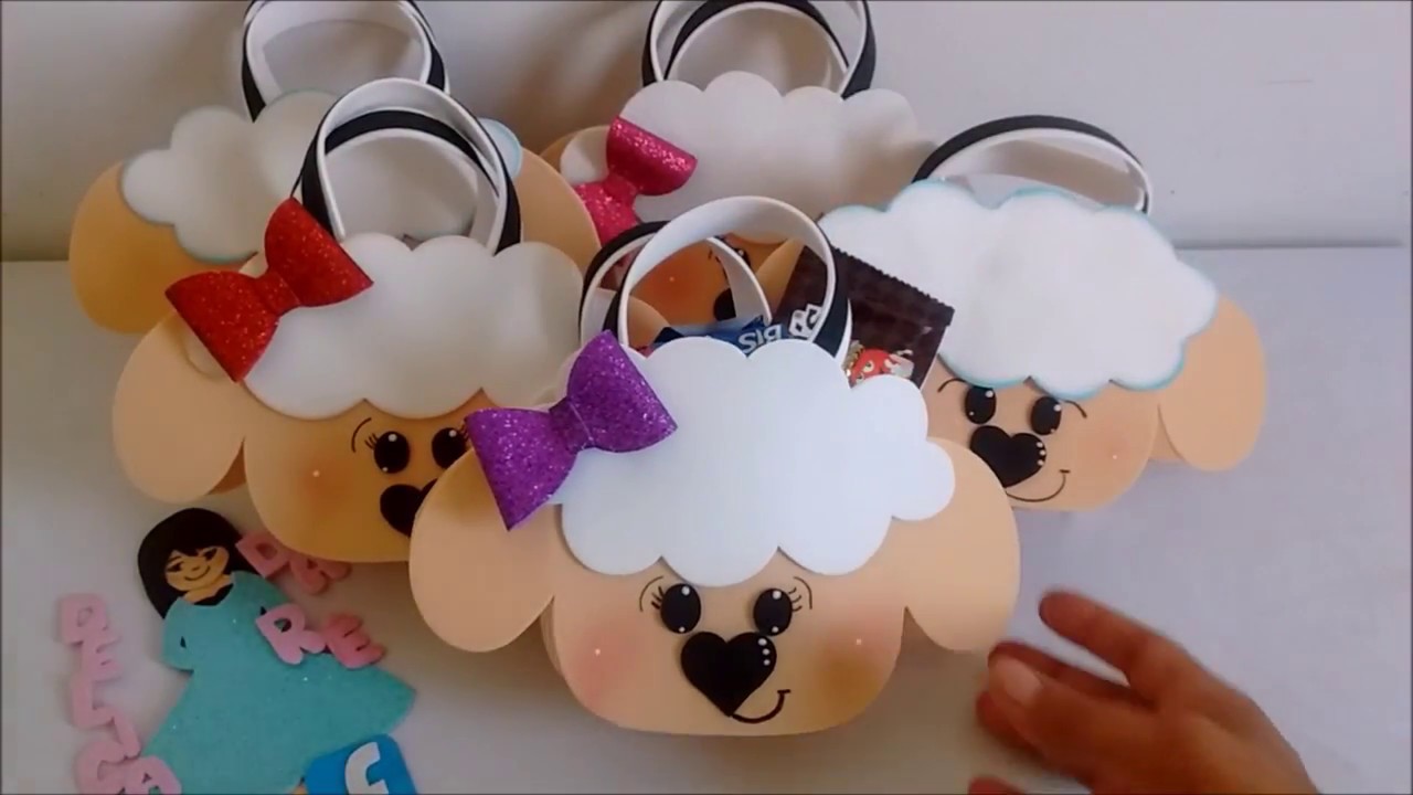 DIY: Lembrancinha de Páscoa: Bolsinha de Ovelhinha.