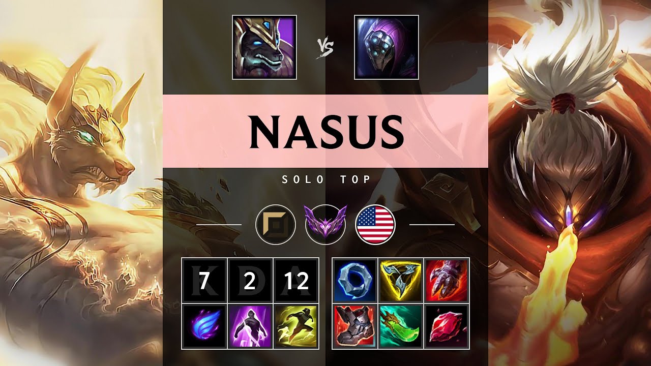 Nasus Top vs Jax - NA Master Patch 25.07