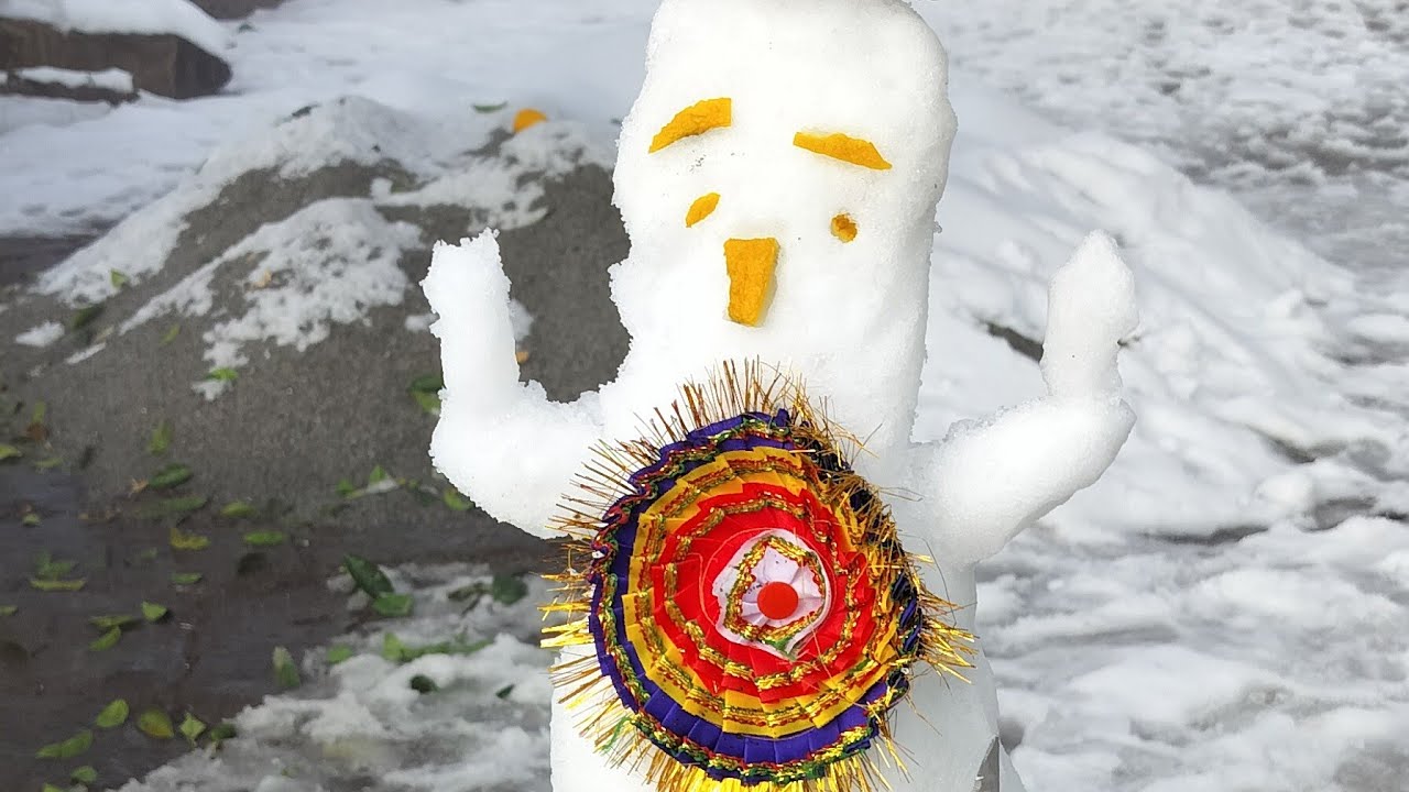 फिसल गए ट्रेकर्स | गाँव की बर्फबारी | खूबसूरत नजारा |हमारी बकरियां |