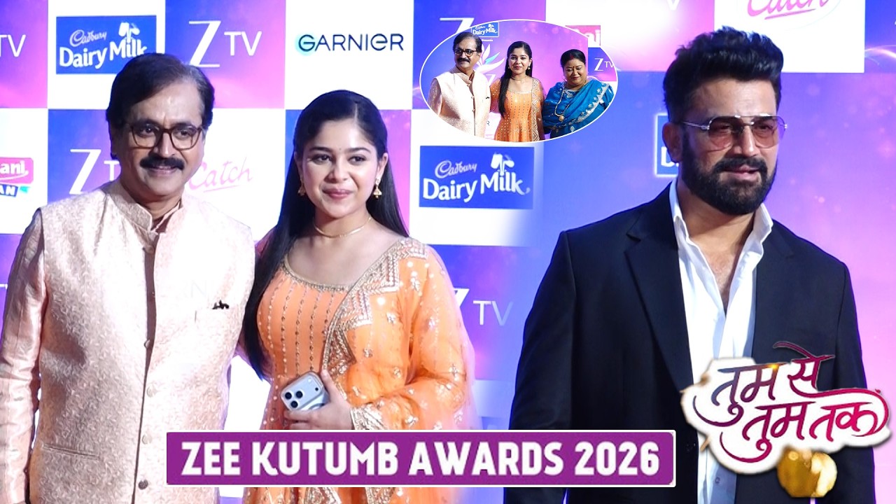 Tum se tum tak | Arya & Anu together in Zee kutumb award 2026 |  Niharika chouksey & Sharad kelkar