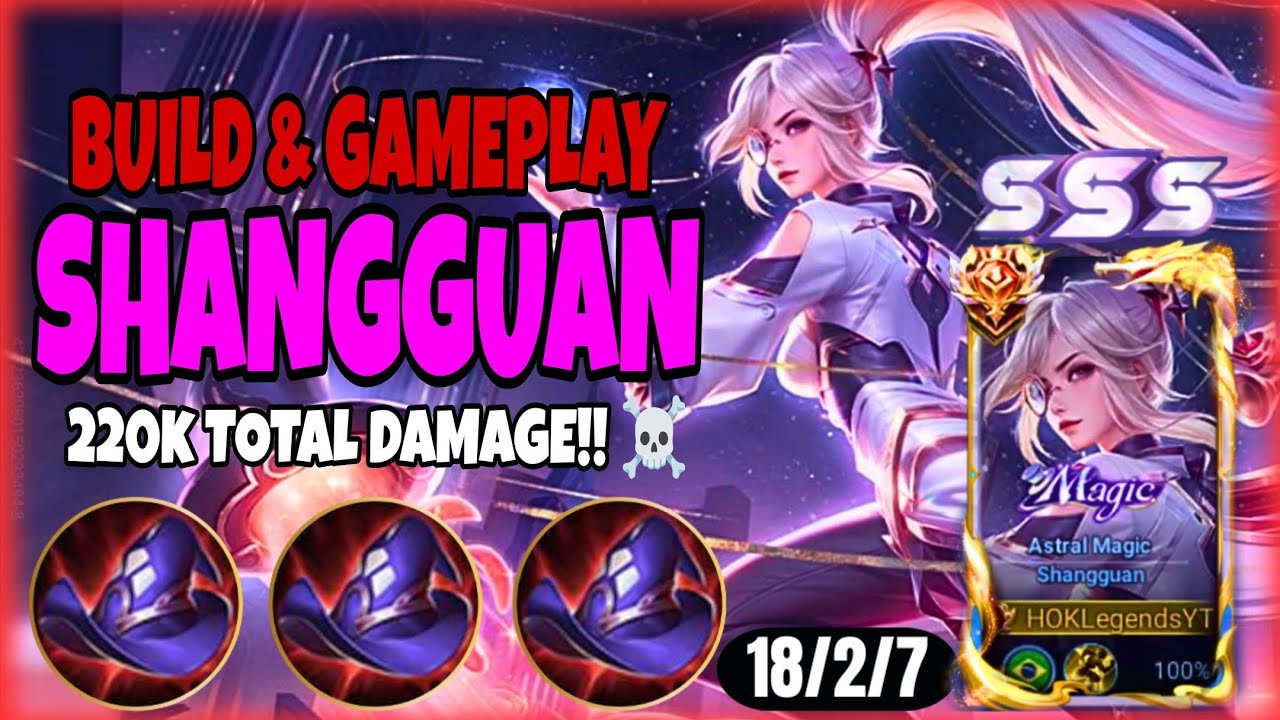 SHANGGUAN HONOR OF KINGS | THE BEST MID TO CARRY SOLO - RANK LEGEND