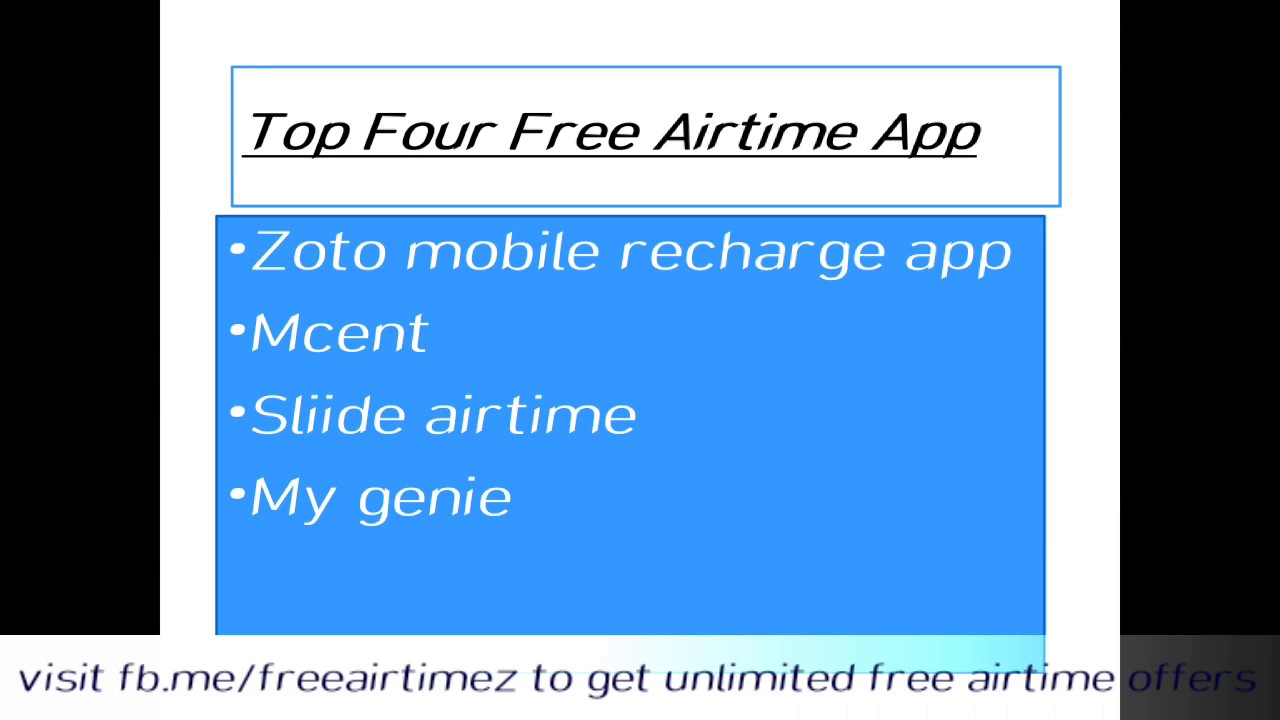 Android apps for free airtime