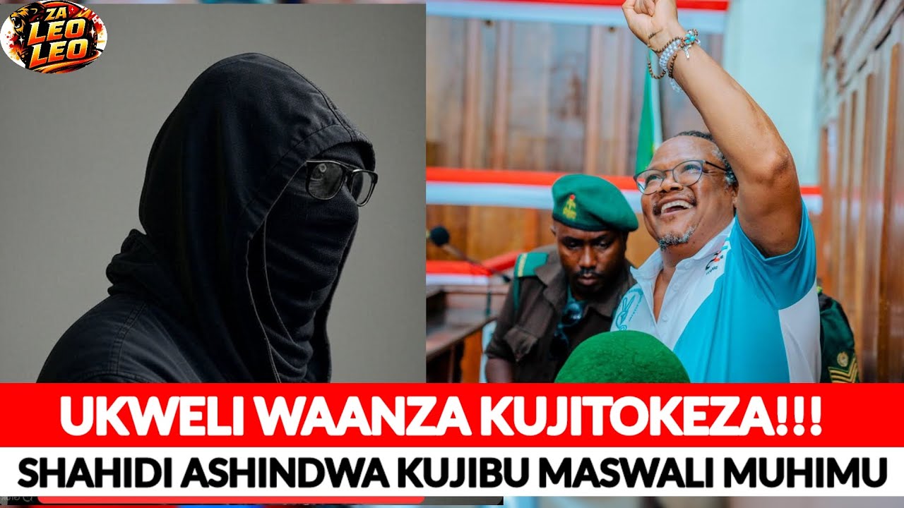 KIMBEMBE! UKWELI WAANZA KUJITOKEZA! SHAHIDI ASHINDWA KUJIBU MASWALI MUHIMU YA TUNDU LISSU