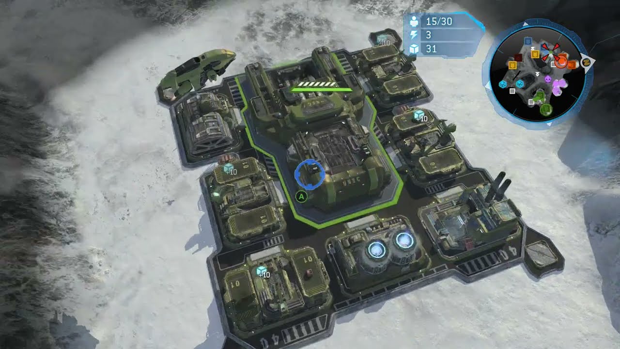 Halo Wars playing as Captain cutter