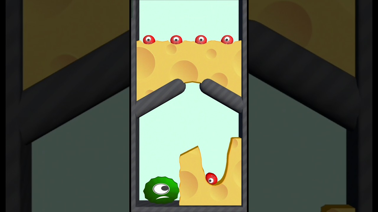 Hungry Balls Level 49 😋 #hungryballs #puzzle #shorts