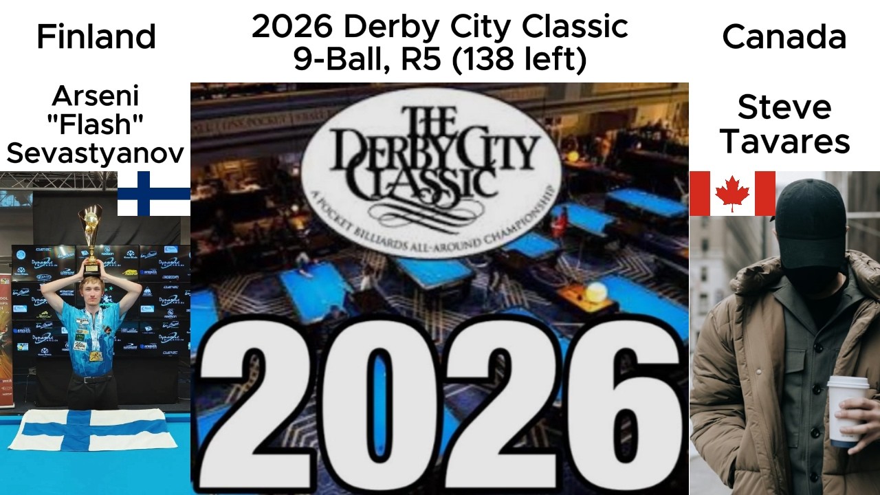 2026 Derby City Classic, 9-Ball, Round 5 (150 players left)