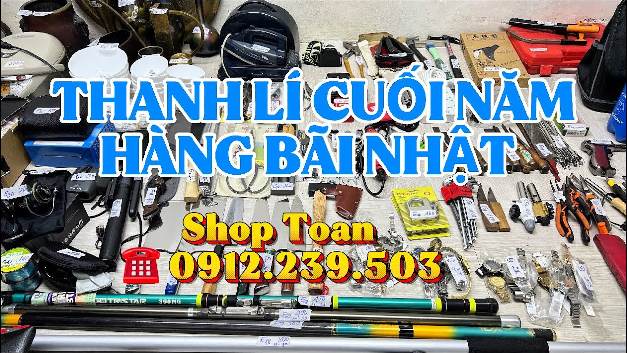 🔴🔴🔴Clip 254,Mã E,Kéo bonsai,Ống nhòm,Đồ đồng,Gốm Pháp,Dao bếp,Bình tưới,Túi đồ nghề... ☎️0912239503