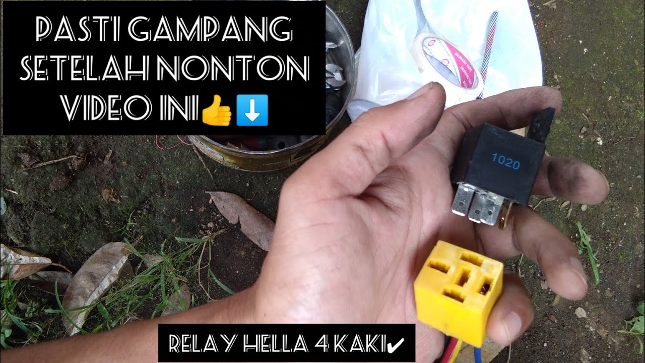 cara pasang relay untuk kipas radiator
