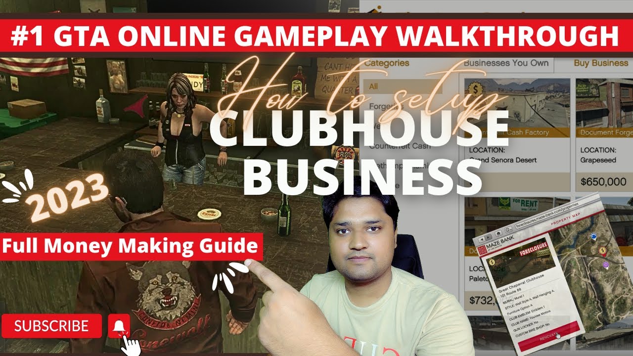 How to Setup Motorcycle Clubhouse Business | GTA Online Gameplay Walkthrough #1