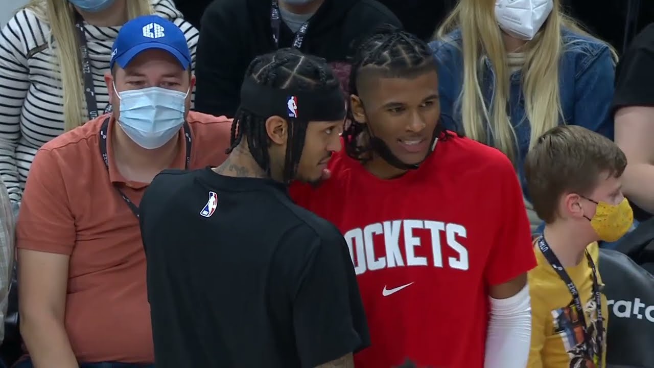 Jalen Green & Jordan Clarkson Share A Moment On Filipino Night In Utah!