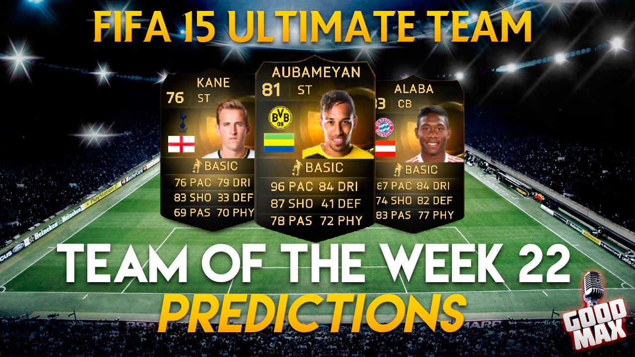 TOTW 22 PREDICTIONS
