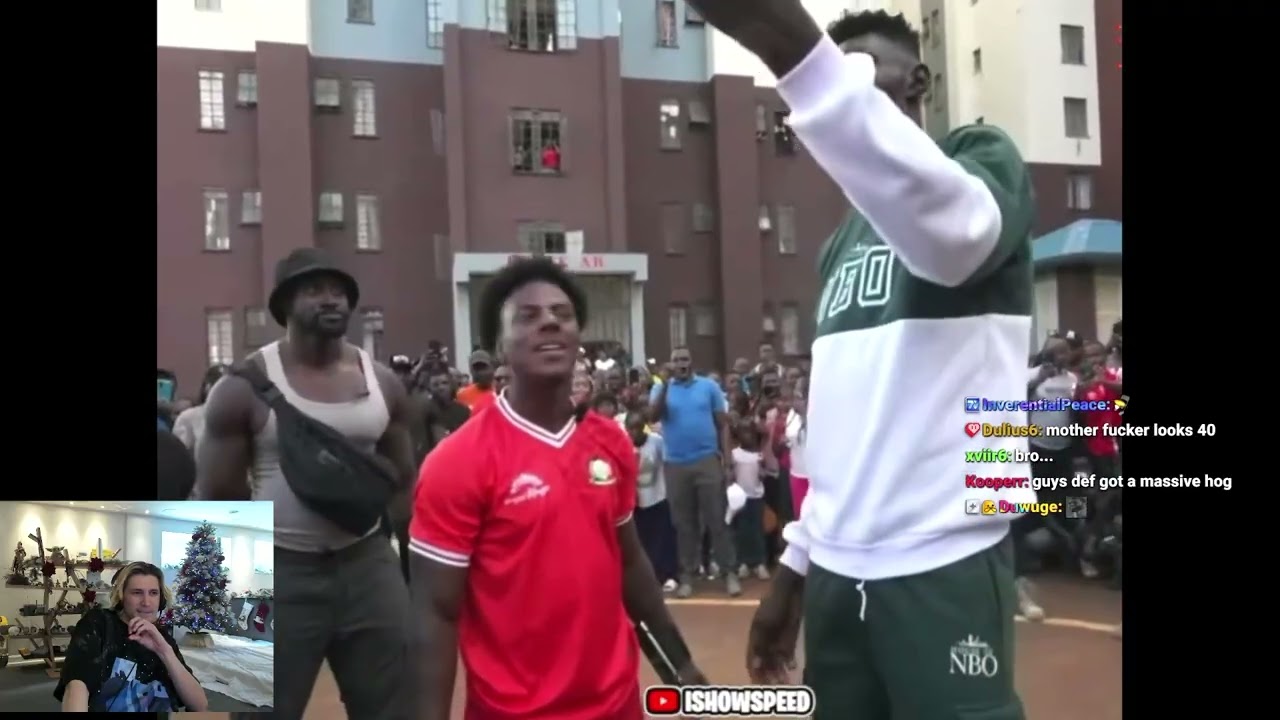 IShowSpeed meets the TALLEST Man in Africa 8'2