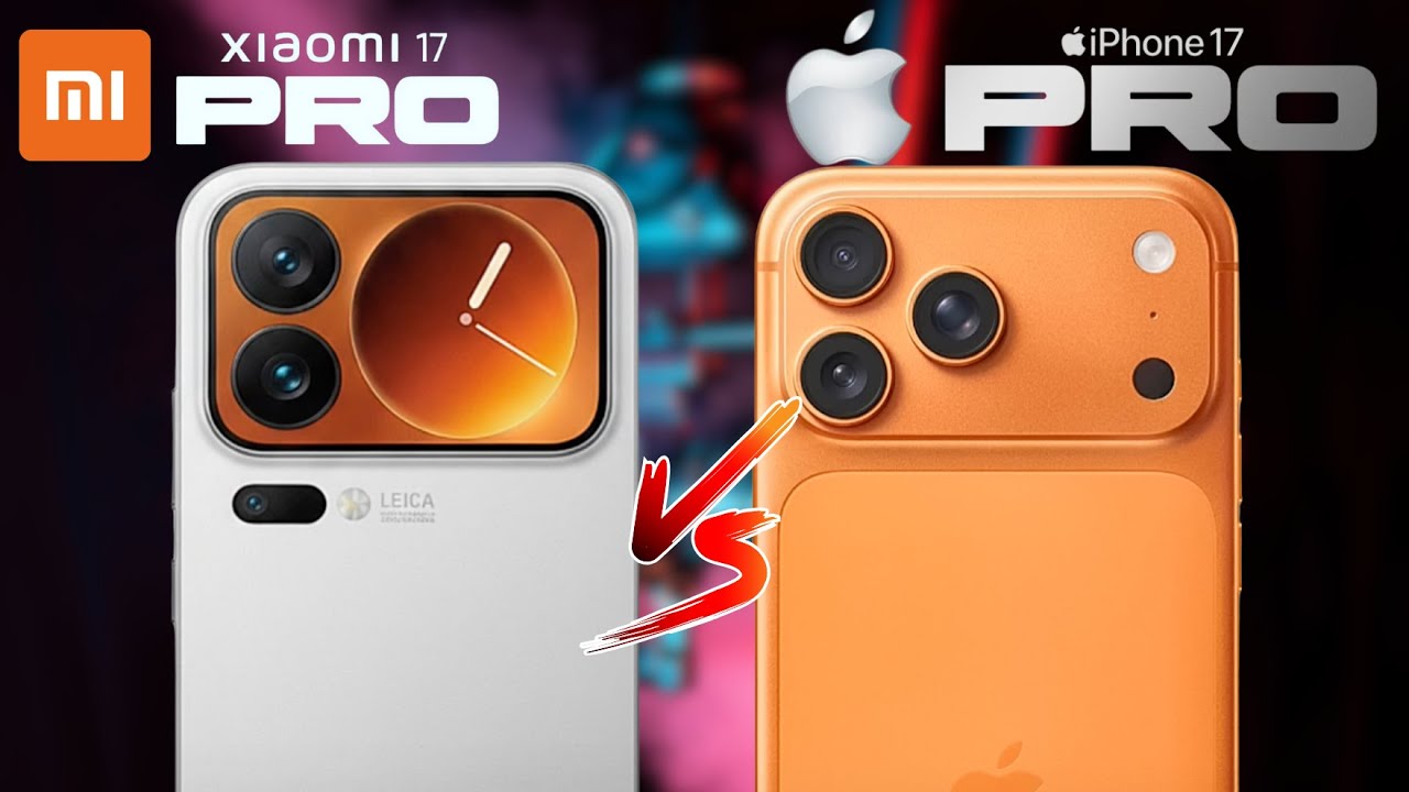 Xiaomi 17 Pro против iPhone 17 Pro — полное сравнение!
