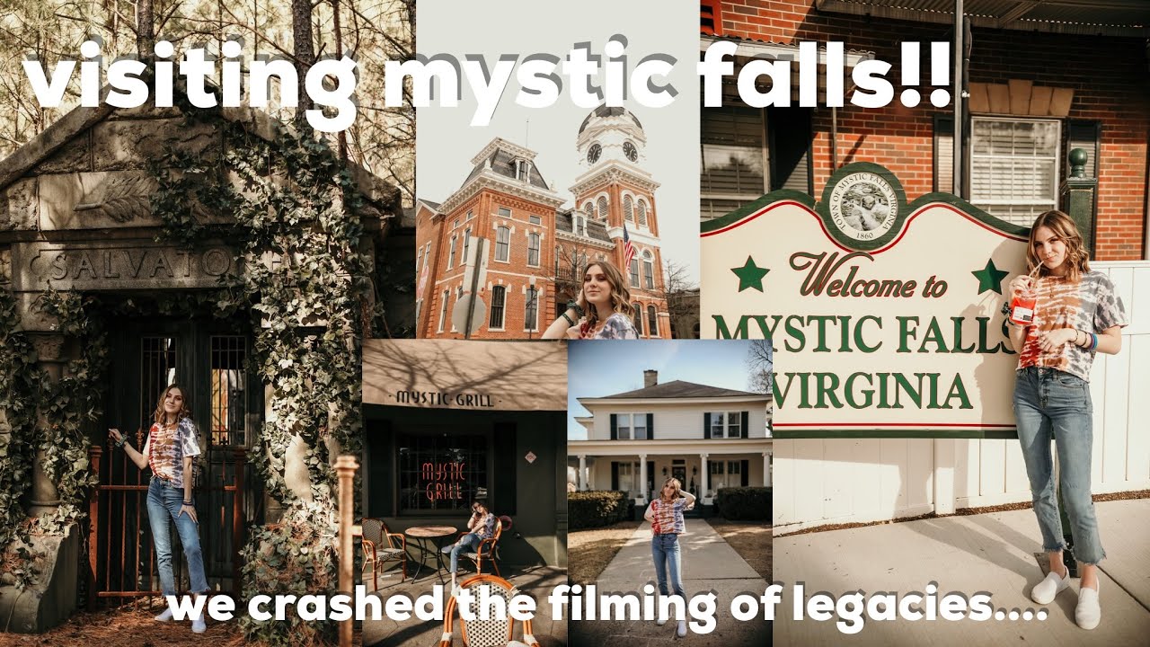MYSTIC FALLS VLOG...FOUND THE SALVATORE CRYPT AND CRASHED FILMING OF LEGACIES| Maggie Lane