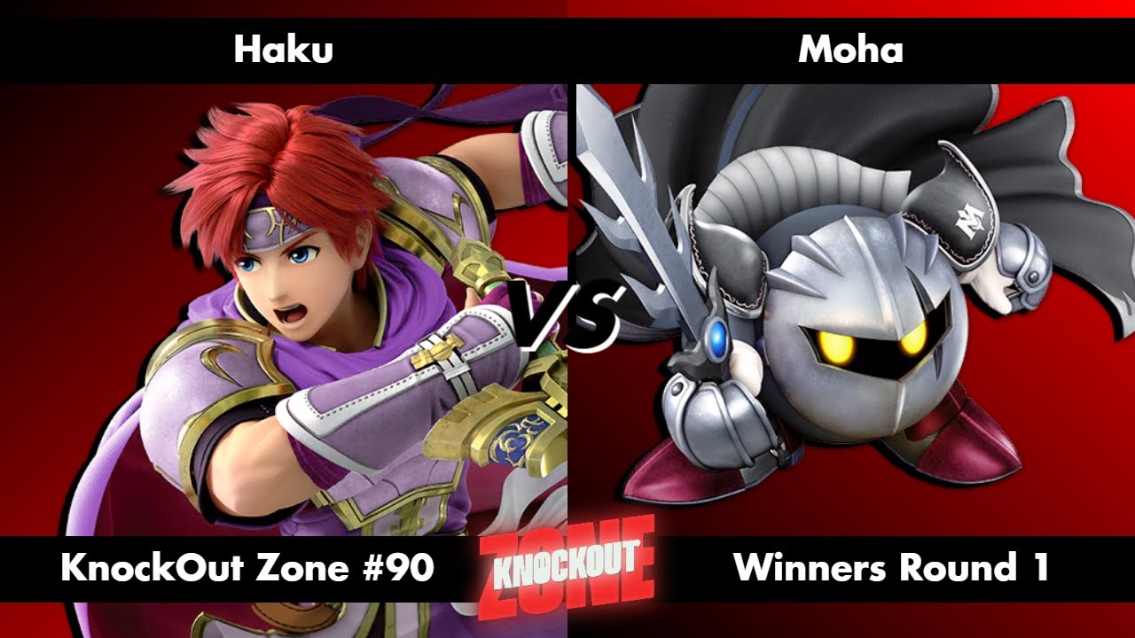 KnockOut Zone #90 - SSBU Winners Round 1 - Haku (Roy) vs Moha (Meta Knight)