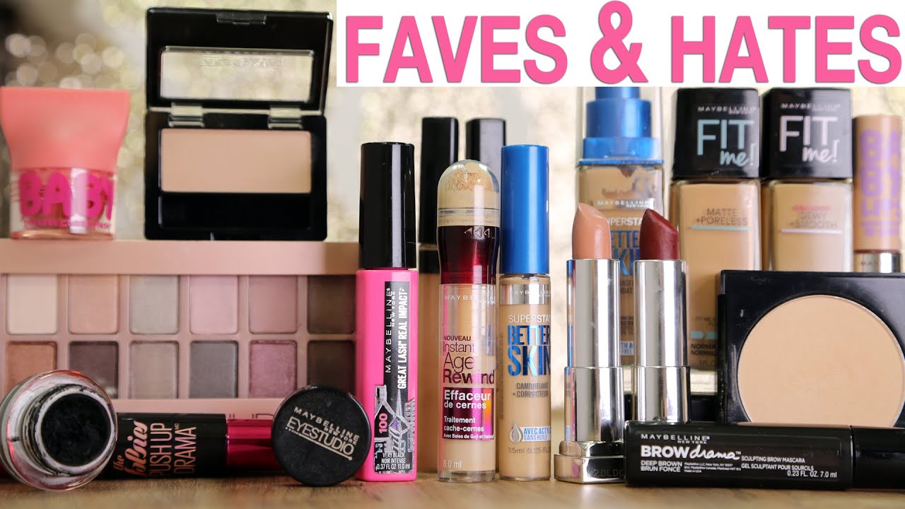 DRUGSTORE MAKEUP Favorites & Hate it's | Maybelline