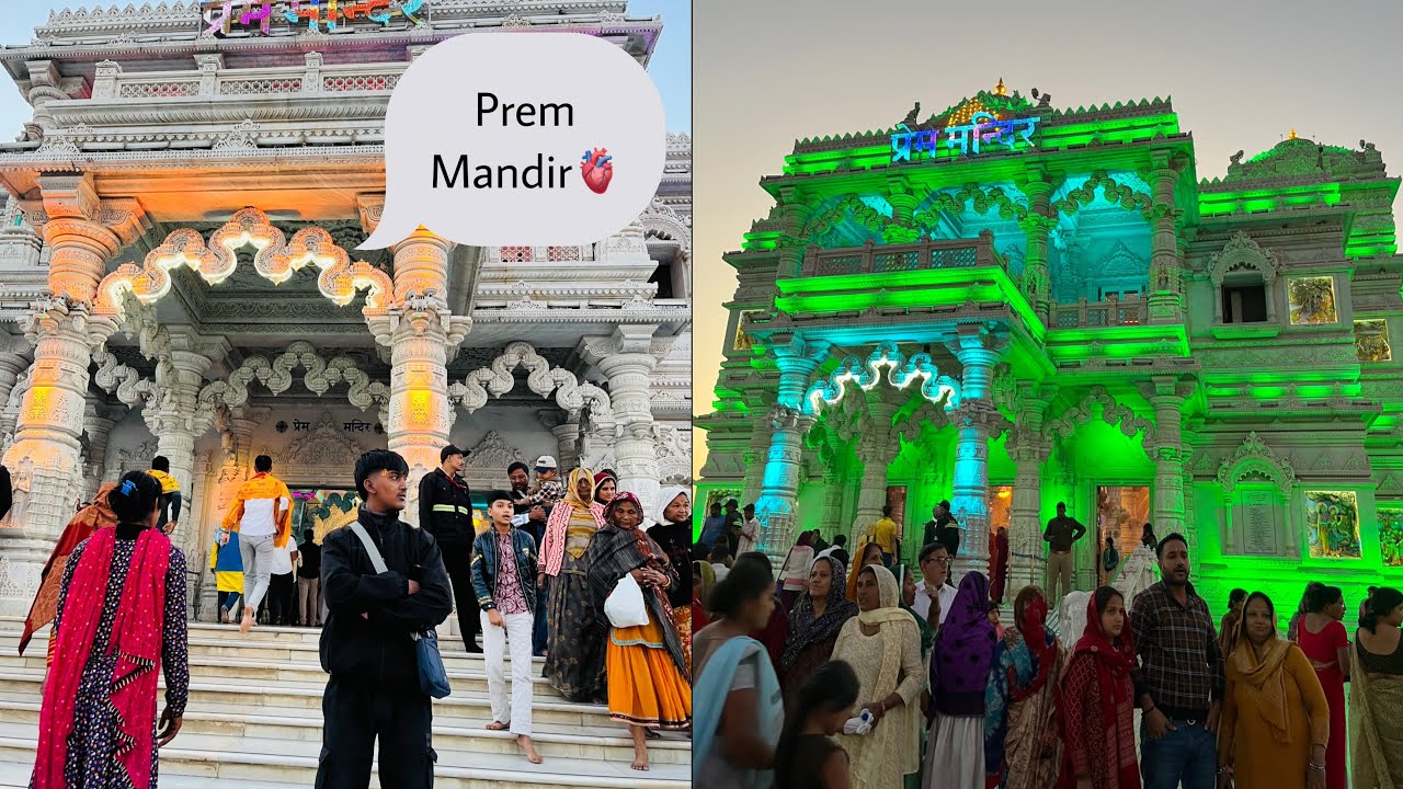 Finally a gya vrindavan 🦚🥹🫀…