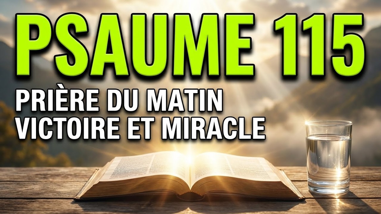 PRIÈRE DU MATIN – Psaume 115 Pour Protection, Victoire Et Miracle Divin