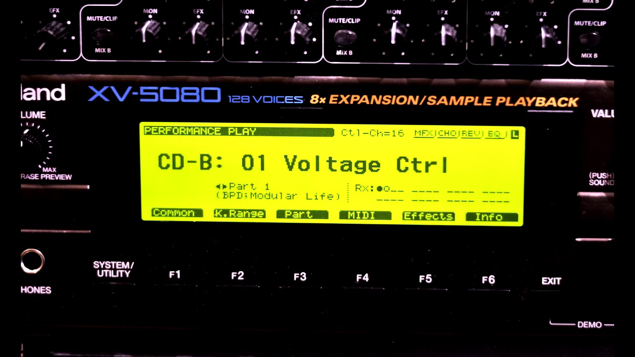 Roland XV 5080 - Pads & Ambient Sounds - Demo