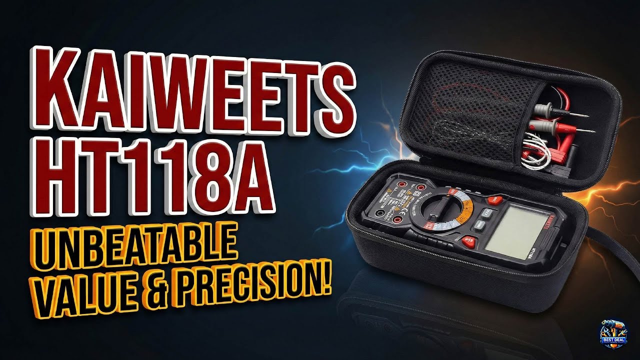 Лучший бюджетный мультиметр? Обзор и подробное руководство по Kaiweets HT118A! ⚡️ (Лучше, чем Flu...