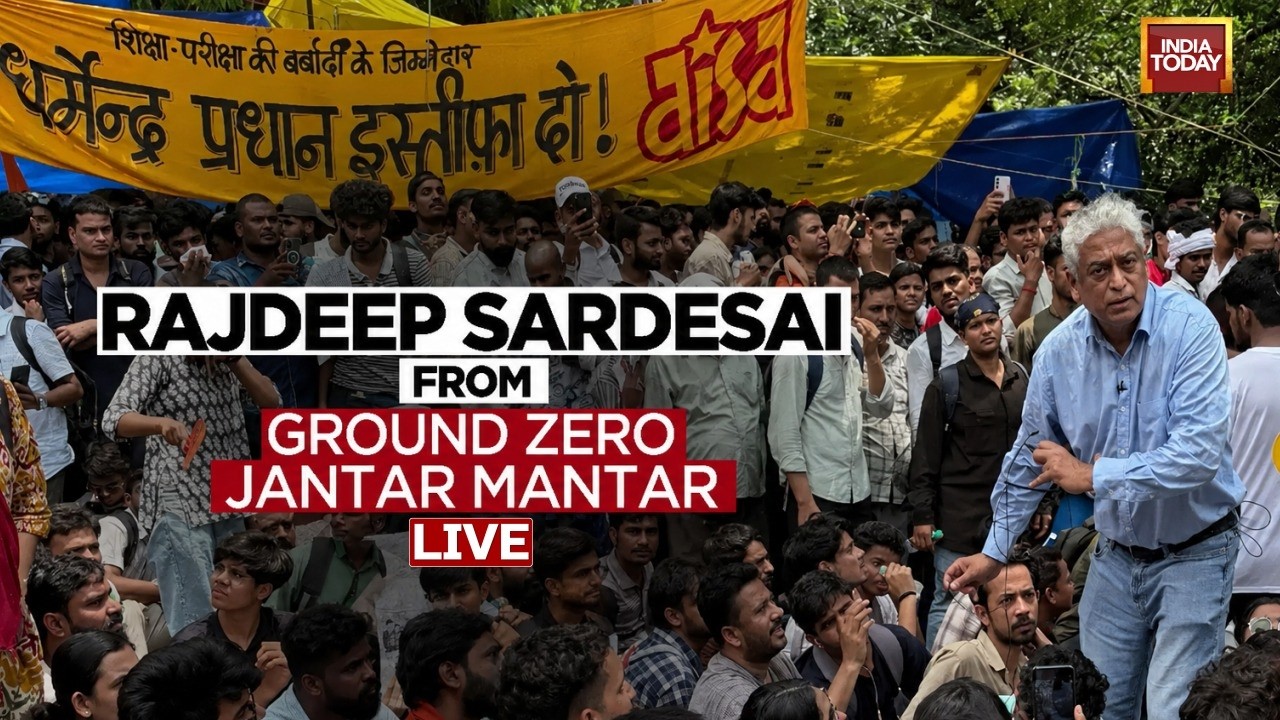 Rajdeep Sardesai LIVE From Ground Zero Of Cockroach Janta Party Protest At Jantar Mantar | NewsToday